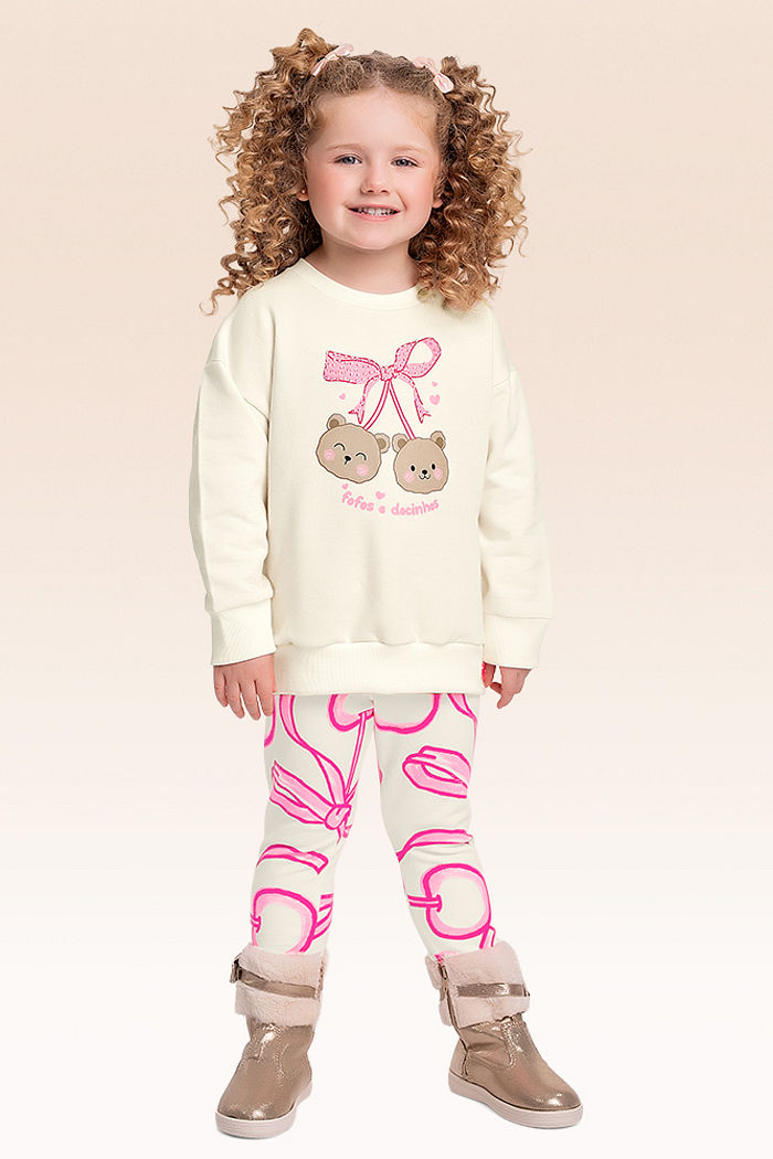 Conjunto blusão e legging