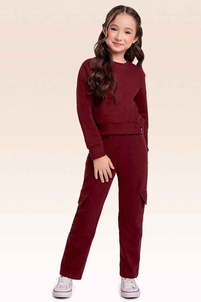 Blusão em moletom básico