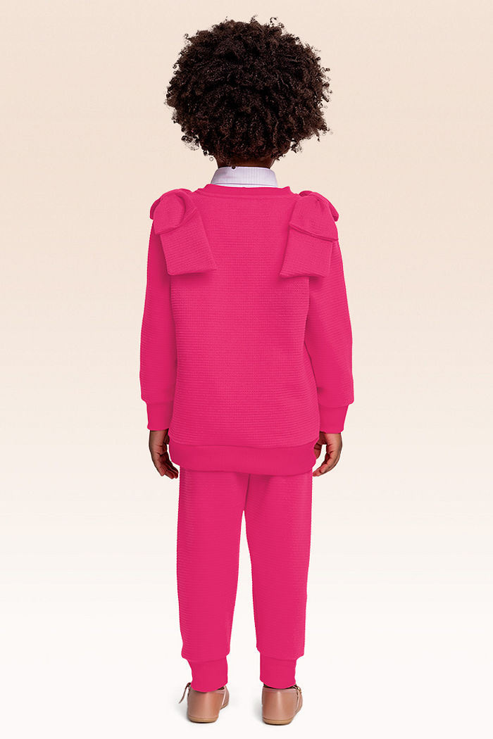 Conjunto blusão e calça moletom