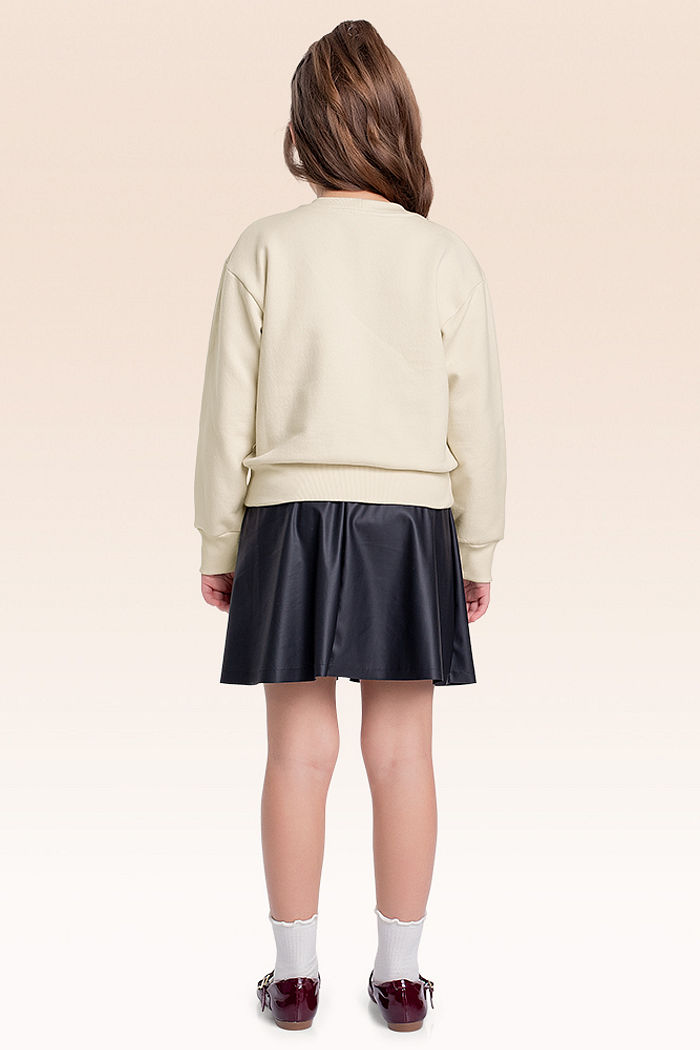 Blusão em moletom Paris laço