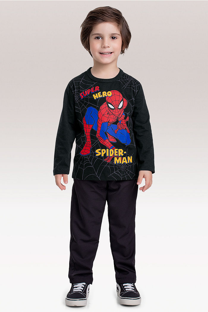 Camiseta manga longa Spider-man