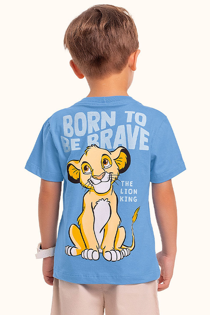 Camiseta Rei Leão em meia malha