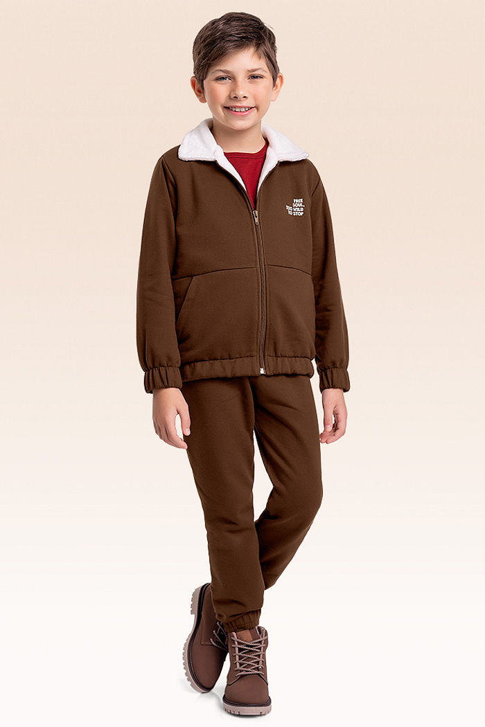 Conjunto jaqueta e calça