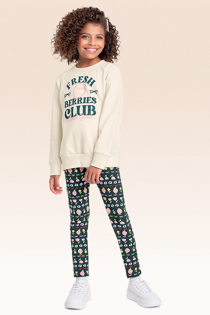 Conjunto blusão e legging