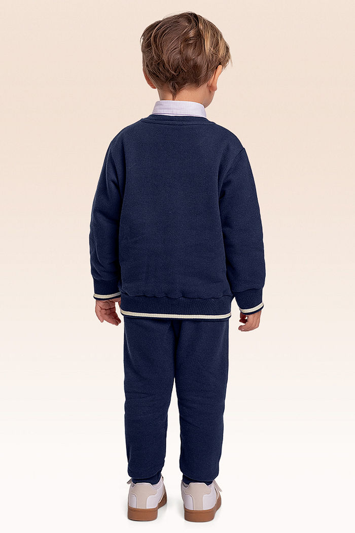 Conjunto blusão e calça moletom