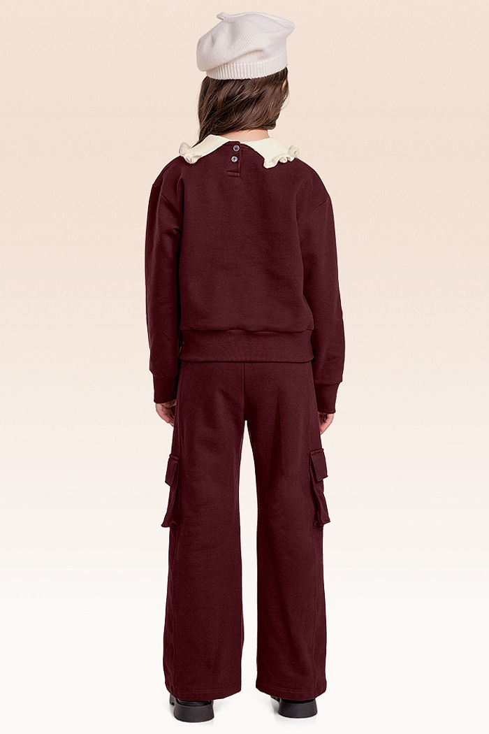 Blusão em moletom Paris