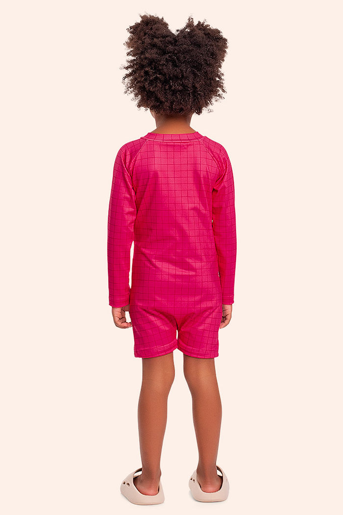 Macacão em cotton UV estampa unicórnios