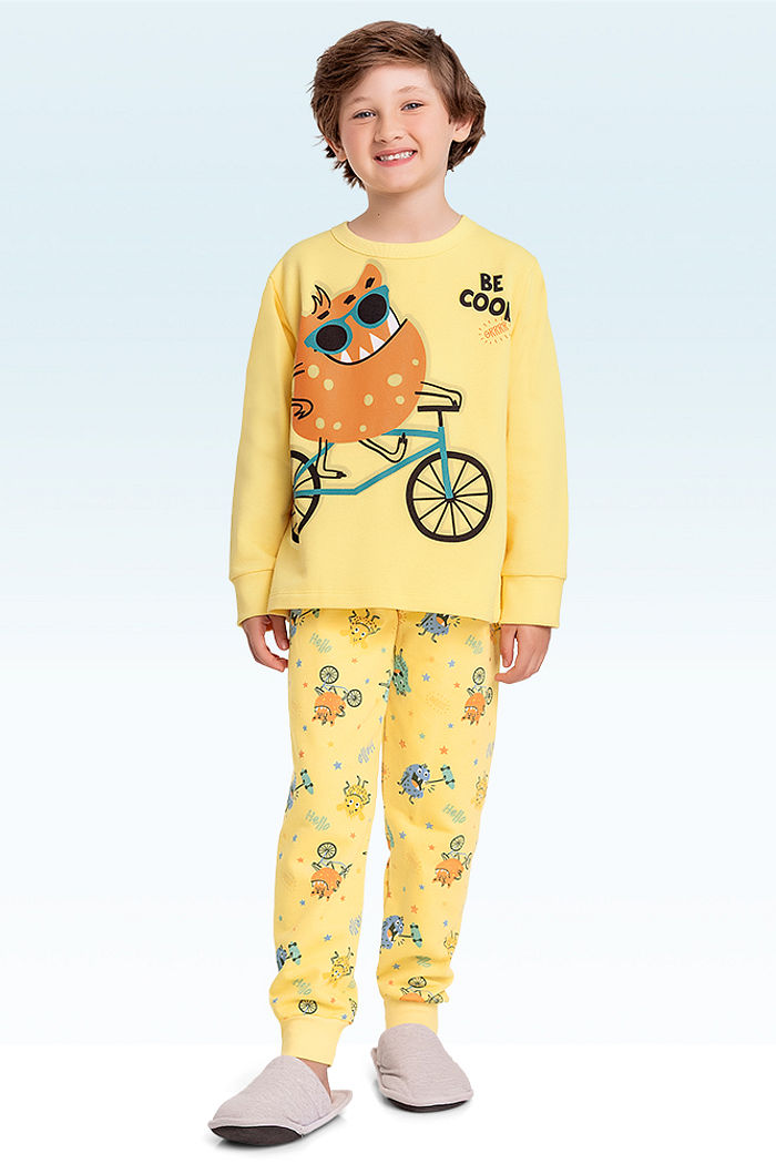 Conjunto pijama blusão e calça