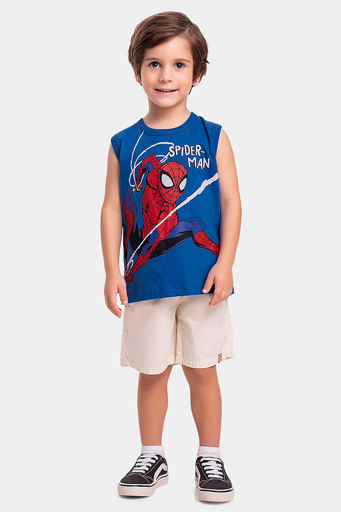 Regata infantil Homem Aranha