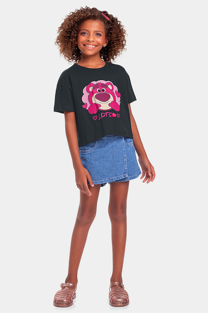Blusa Lotso com aplique de pompom