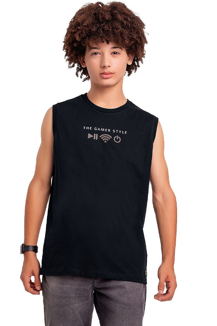 Regata juvenil estampa gamer