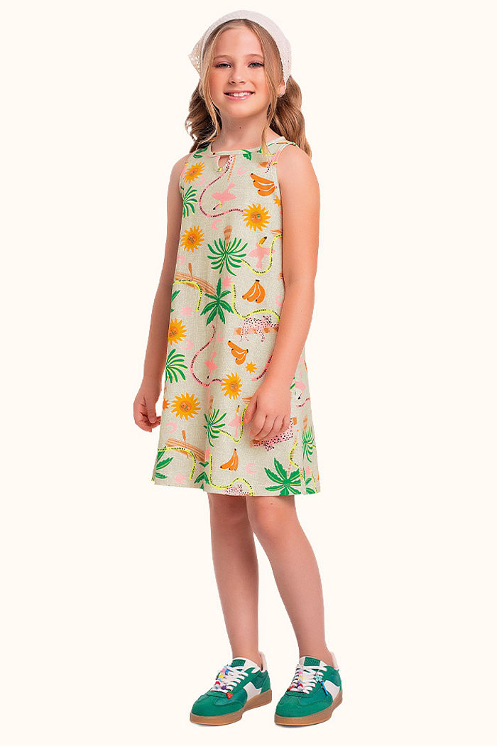 Vestido verão em meia malha