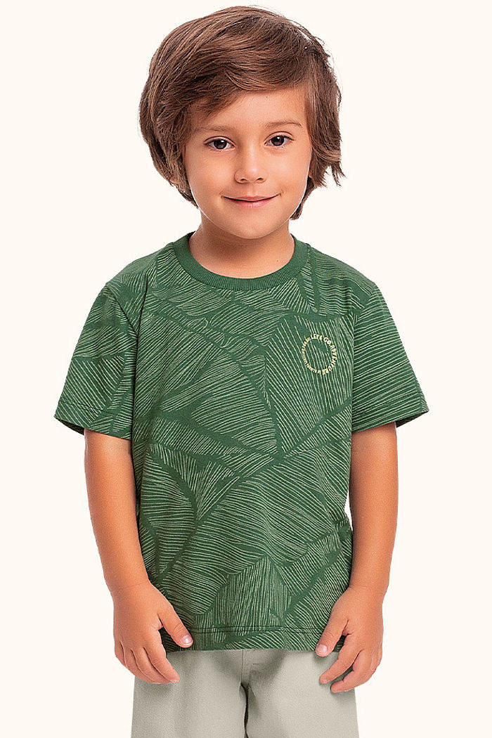 Camiseta em meia malha