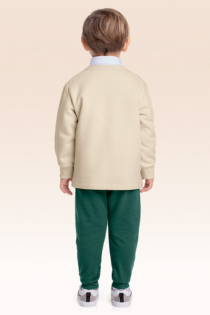 Conjunto blusão e calça moletom