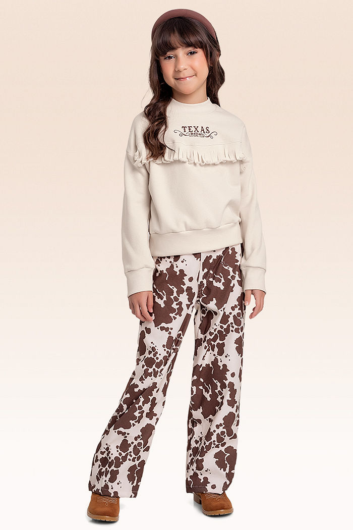 Conjunto blusão e calça moletom