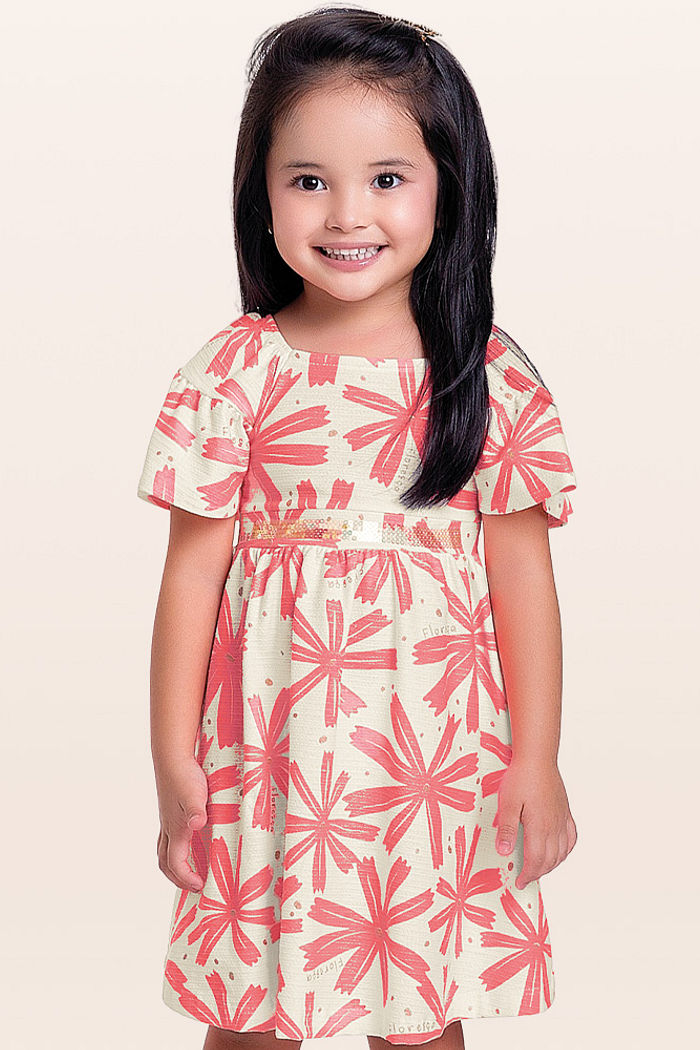 Vestido em malha florence floribela