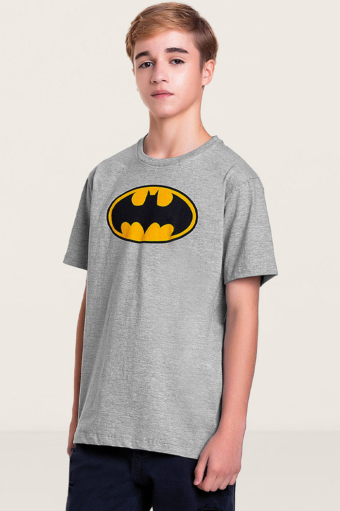 Camiseta em meia malha batman