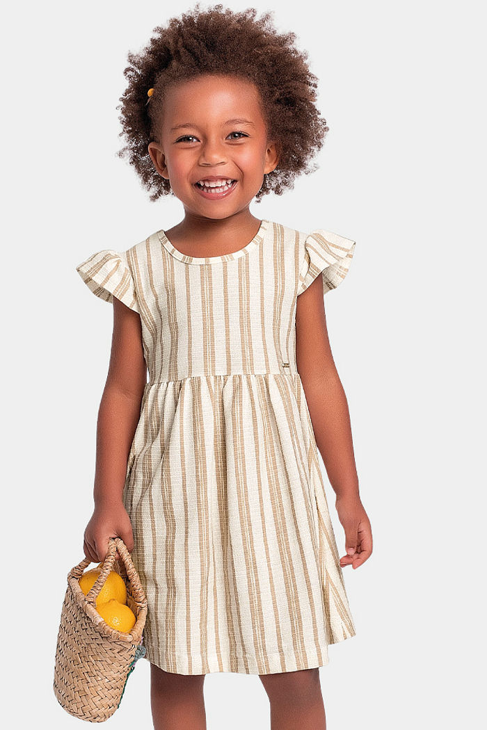 Vestido de listras