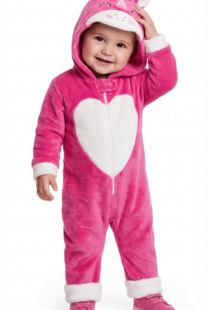 Kigurumi unicórnio em fleece