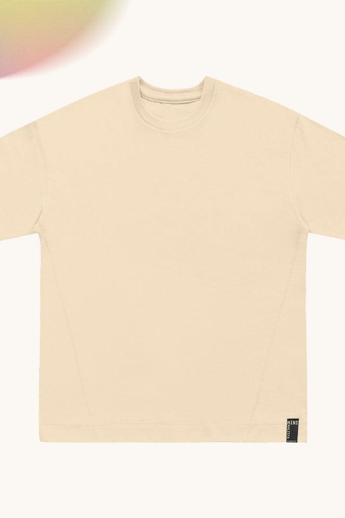 Camiseta em meia malha over