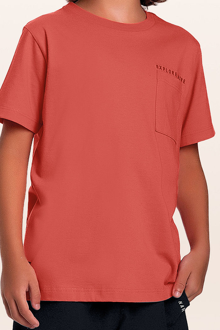 Camiseta em meia malha explore more