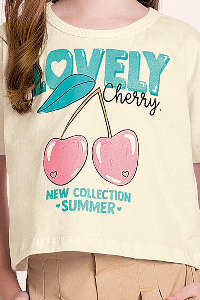 Blusa lovely cherry