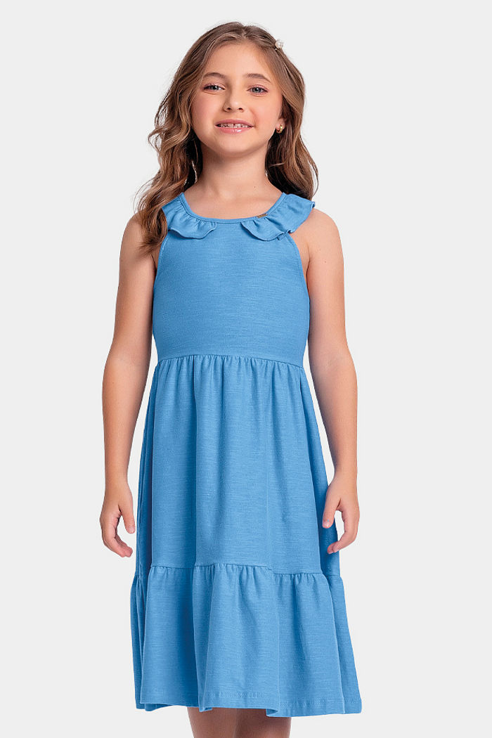 Vestido leve em cotton flamê