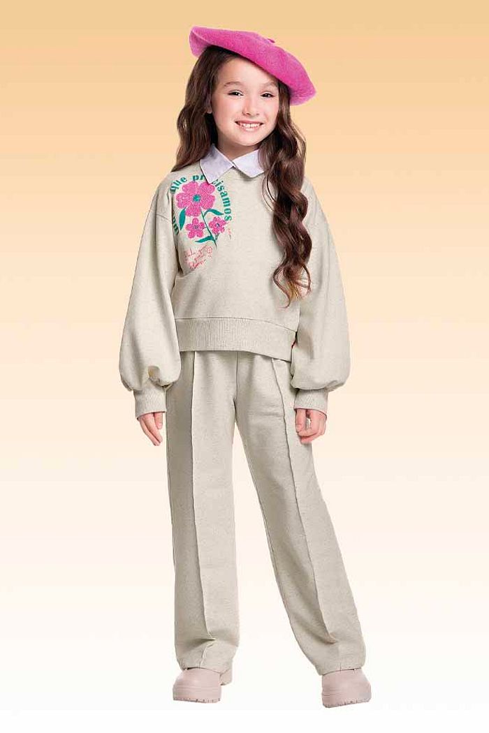 Blusão em moletinho linho