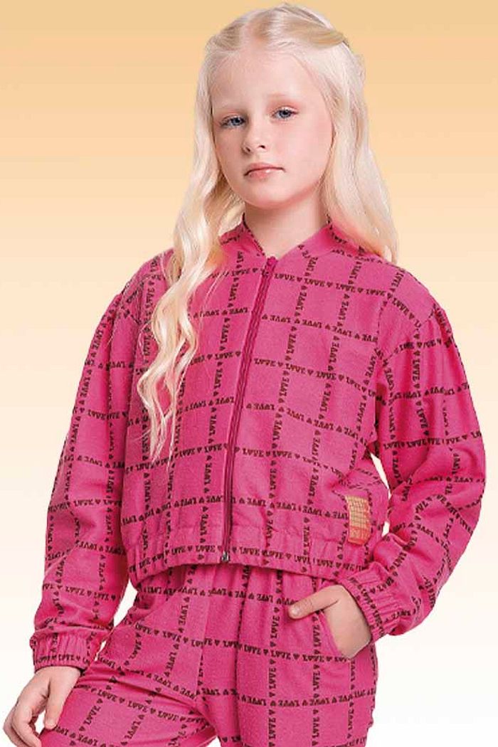 Conjunto jaqueta e calça em moletinho