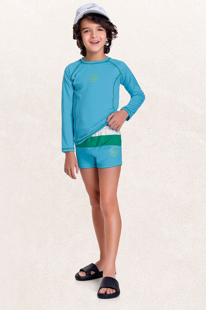 Sunga boxer praia wave