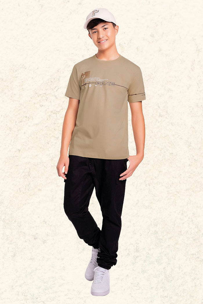 Camiseta em meia malha