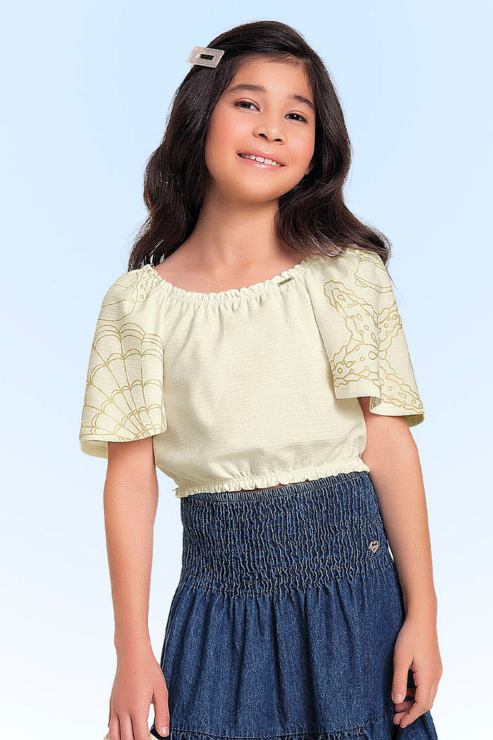 Blusa em malha florence