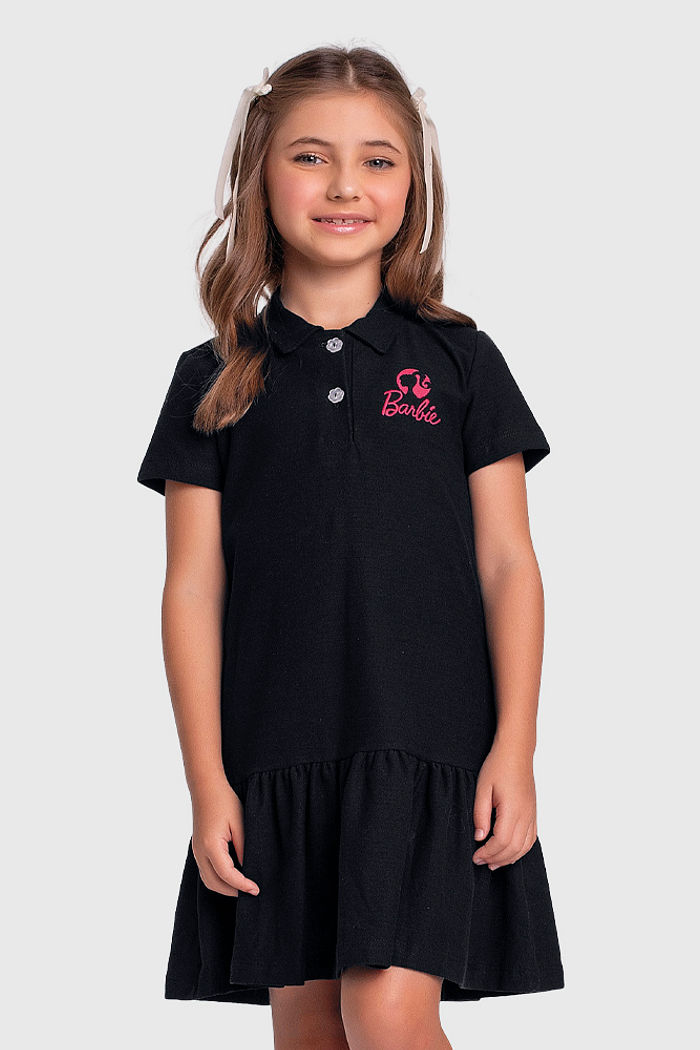 Vestido polo em malha florence Barbie