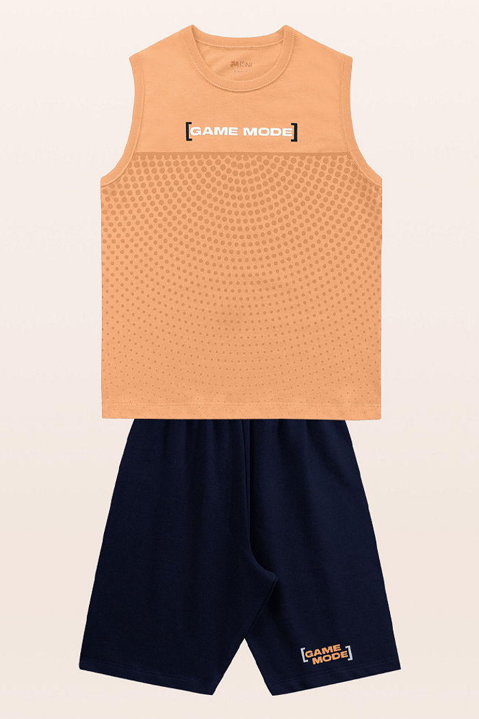 Conjunto regata e bermuda game mode