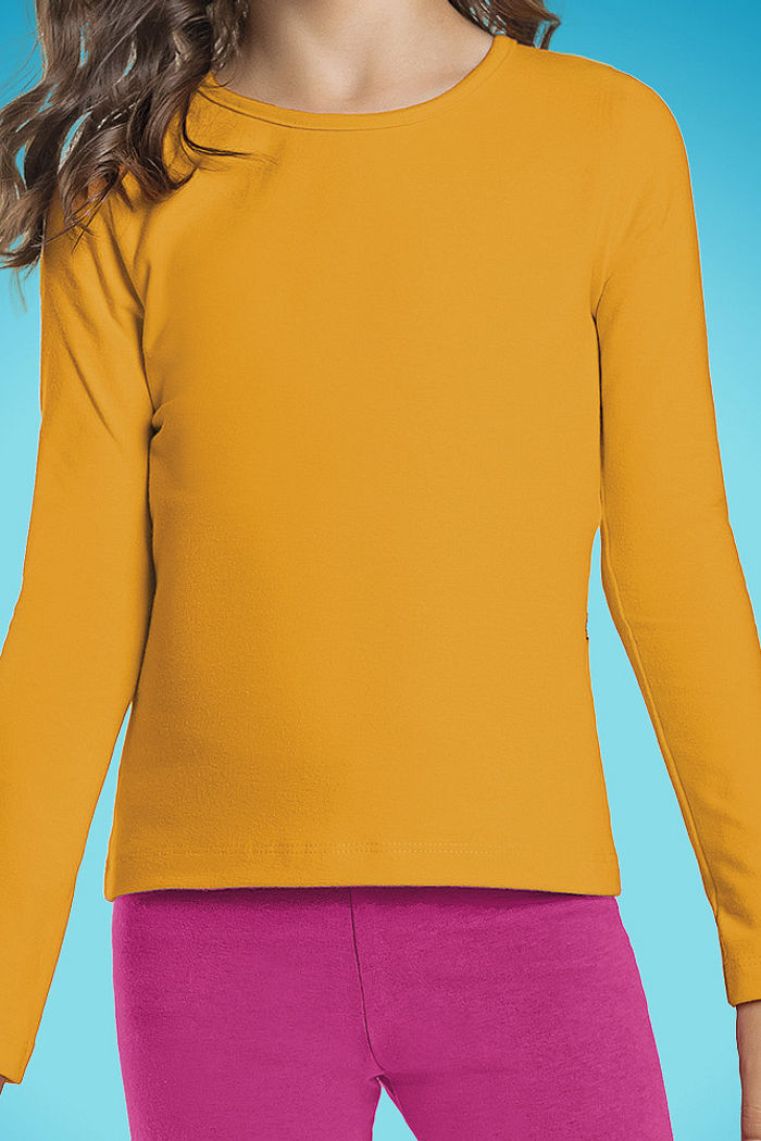 Blusa manga longa em cotton