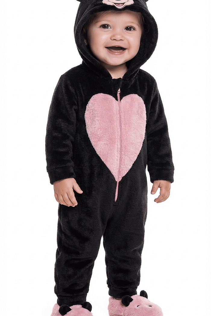 Kigurumi Minnie em fleece