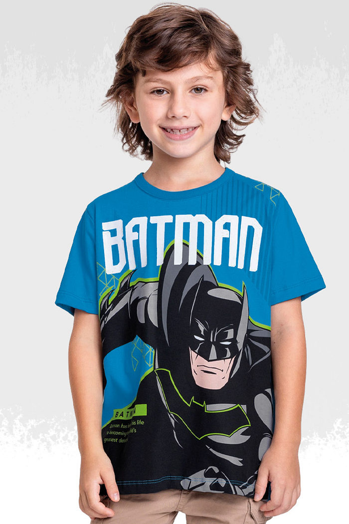 Camiseta do batman meia malha