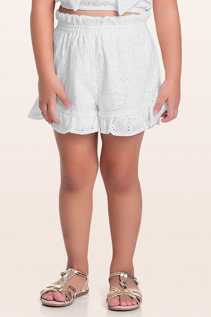 Short em laise coração
