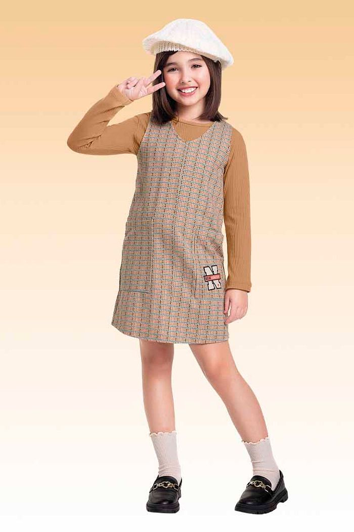 Vestido em stretch denim