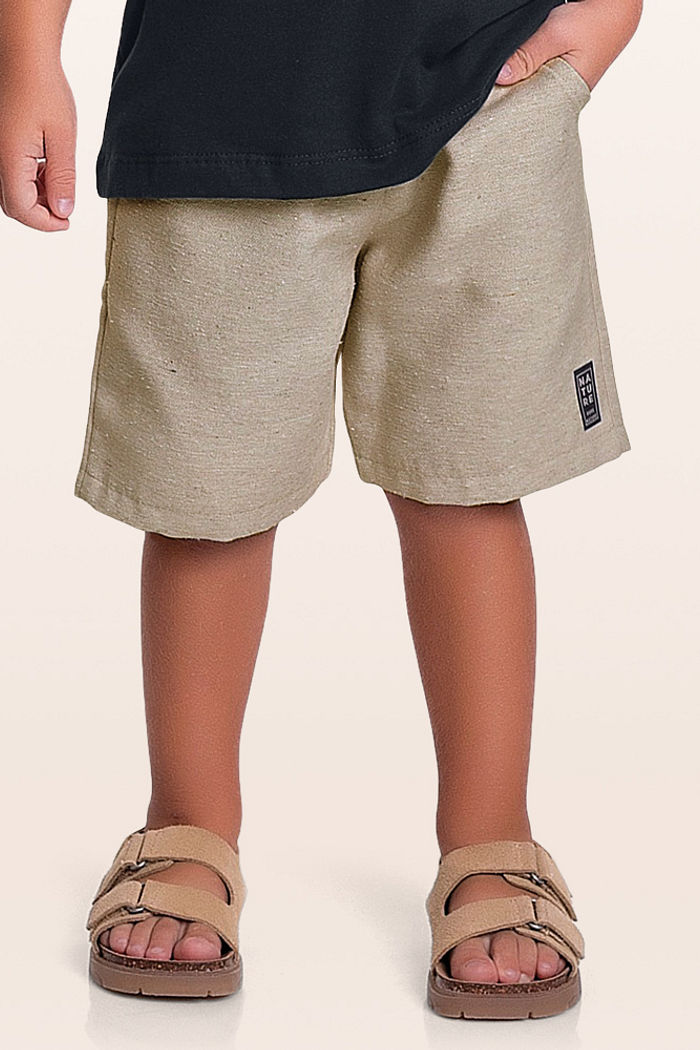 Bermuda em tecido eco lili