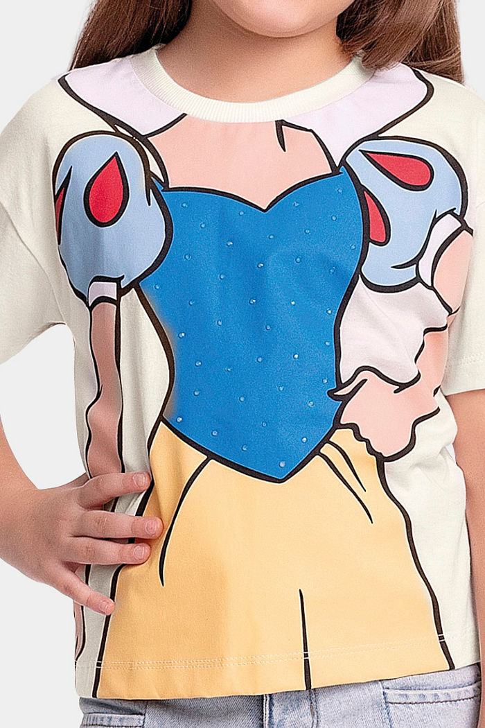 Blusa branca de neve