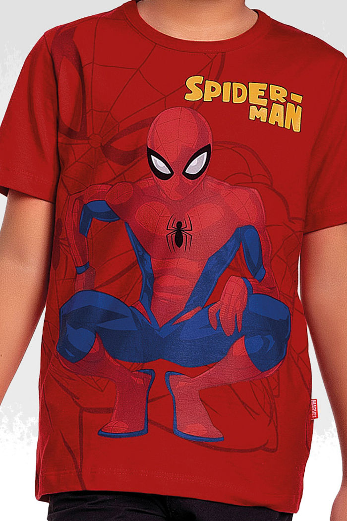 Camiseta homem-aranha meia malha