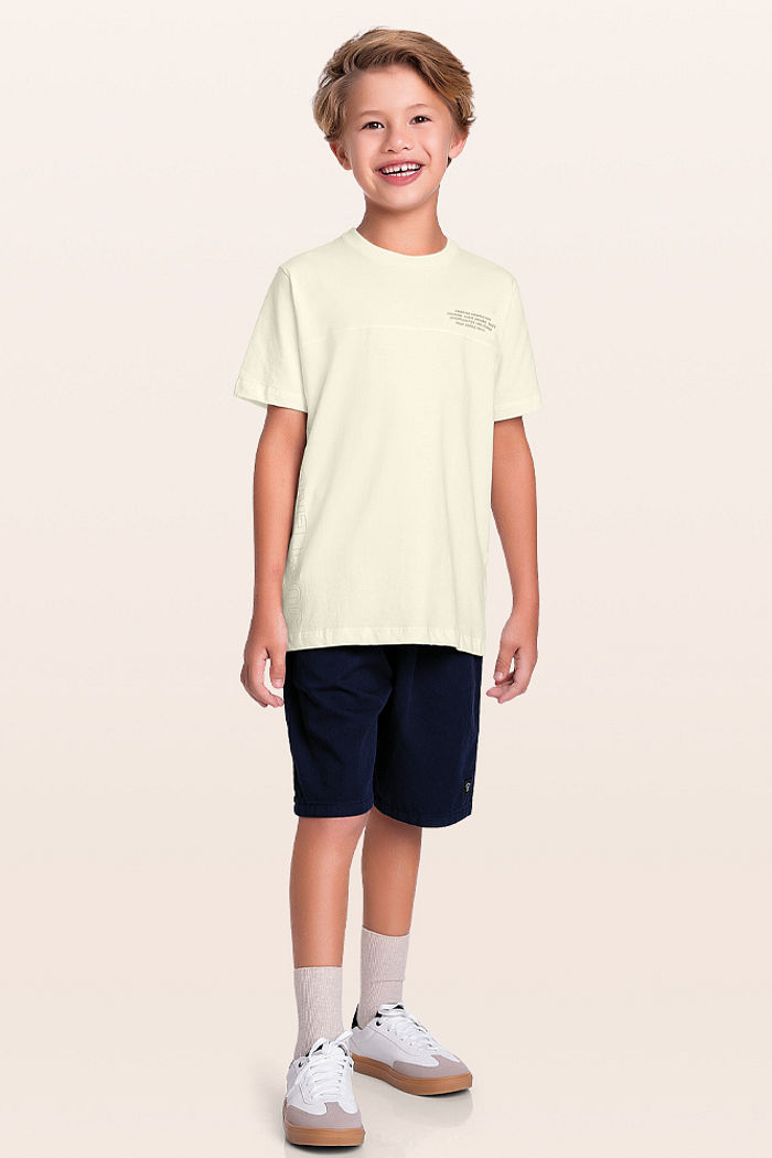 Conjunto camiseta e bermuda just enjoy