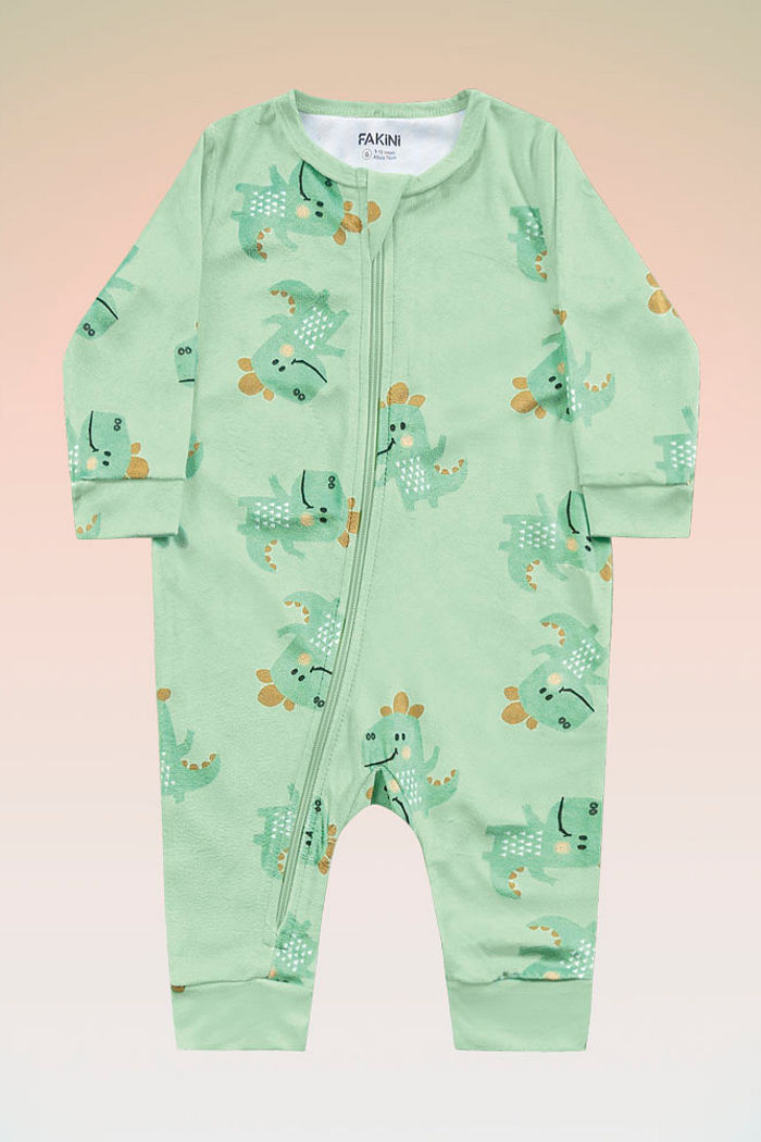 Macacão manga longa em plush