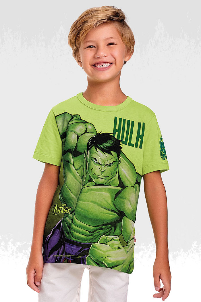 Camiseta Anvengers em meia malha