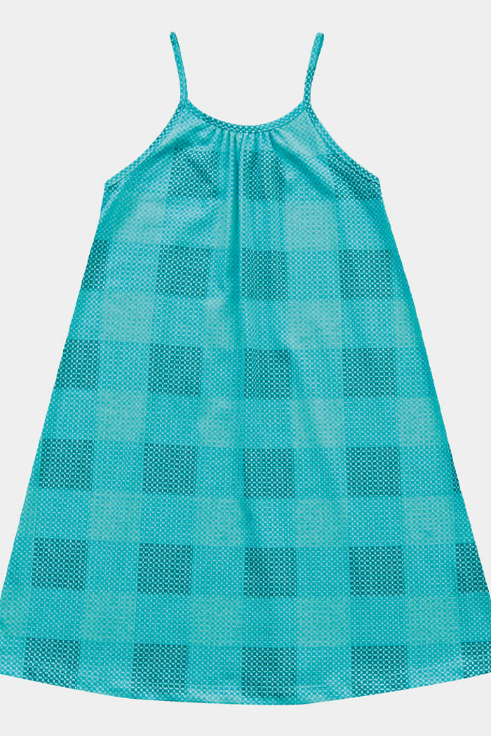 Vestido xadrez de alça