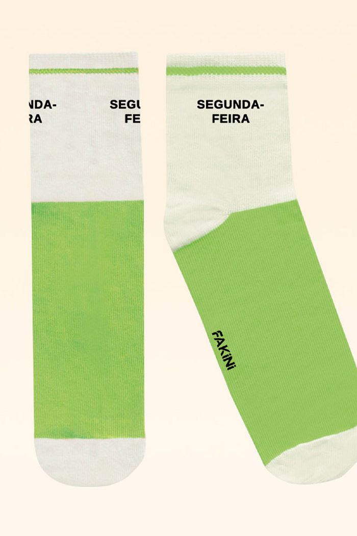 Kit meia cano curto dia da semana