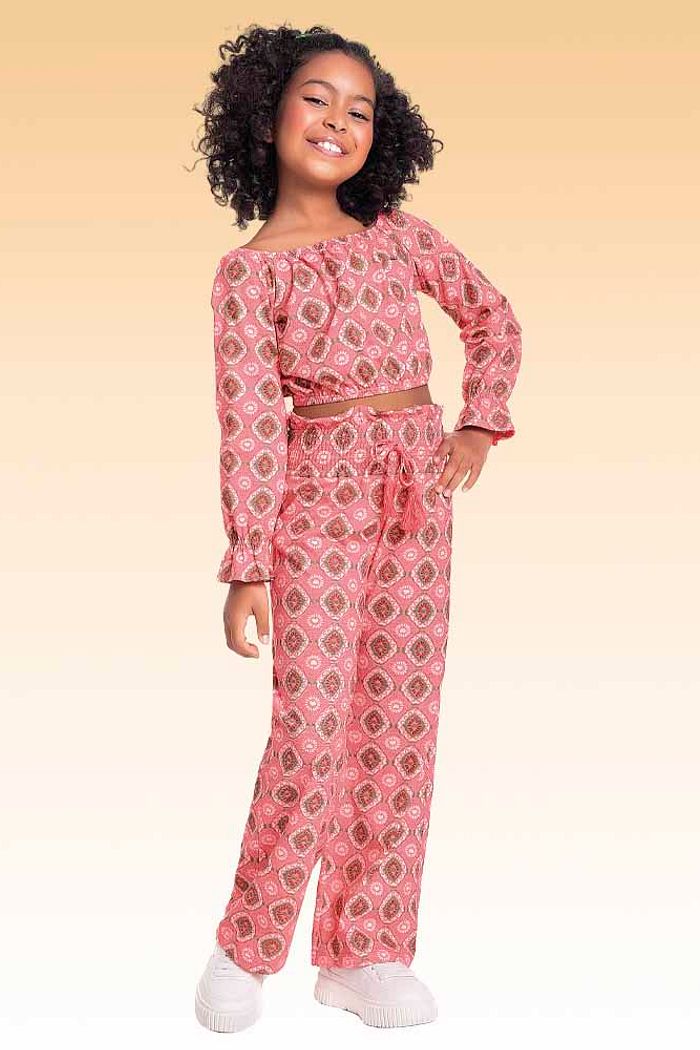 Blusa cropped manga longa em meia malha