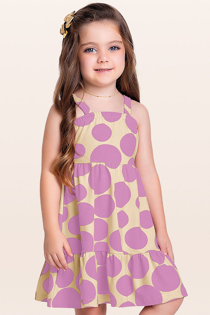 Vestido poá fashion