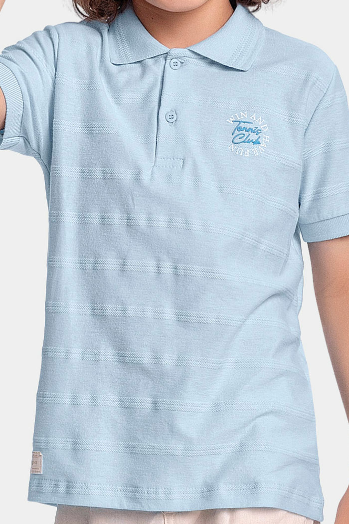 Camiseta malha com textura corente